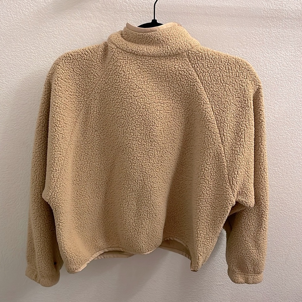 Nike Sherpa Jacket In Hemp - Picture 8 of 8
